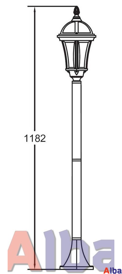 Rome S 95206 Парковый светильник