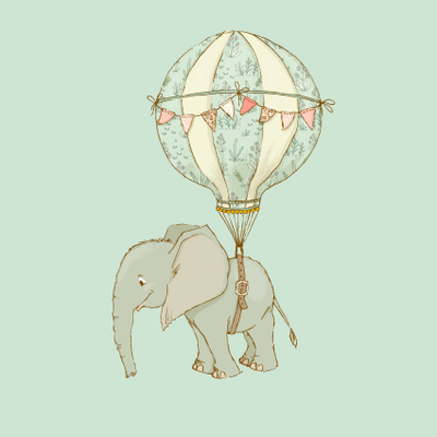 ФП штамп "Слон правый"