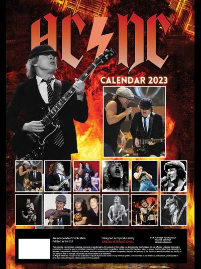 AC DC Календарь 2023