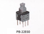 кнопка тактовая PB-22E60 6-pin с фиксацией (100 штук)