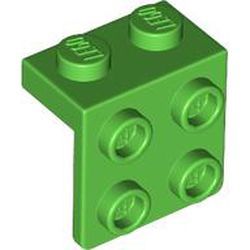 Bracket 1 x 2 - 2 x 2, Bright Green (44728 / 6424626)