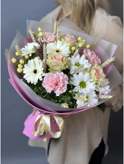 Букет розовый №1