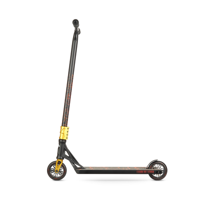 Черный с золотом самокат Fox Boom 525