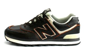 Кроссовки New Balance 574 Brown натуральная кожа