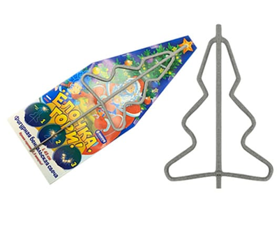 ФИГУРНАЯ БЕНГАЛЬСКАЯ СВЕЧА Елочка, гори!