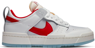 Nike Dunk Low Disrupt White (белые с красным)