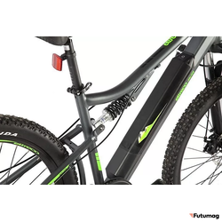 Электровелосипед Eltreco Walter (Серо-зеленый)