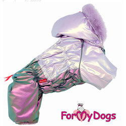 FOR MY DOGS комбинезон для собак фиолет металлик
