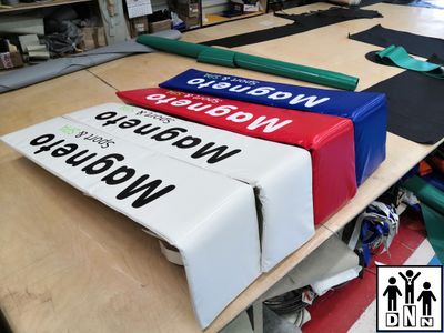 Подушки угловые для боксерского ринга 30 х 150 см (4шт) DNN (тент)