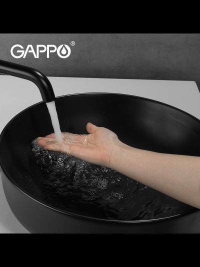 Раковина черная GAPPO GT105-8