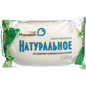 Мыло туалетное 100г  Натуральное Меридиан