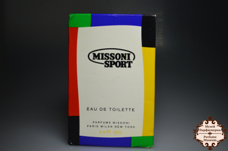 Missoni Sport (Миссони Спорт) купить туалетная вода для мужчин винтажная (1990) мужская парфюмерия