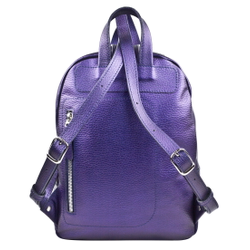 Женский кожаный рюкзак Anzolla Premium blue chameleon 
(арт. 3040-58)