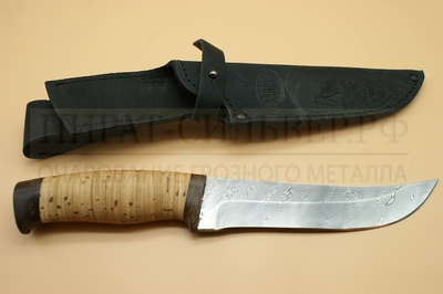 Нож "Н5" контрастный дамаск  ЗЗОСС  Златоуст