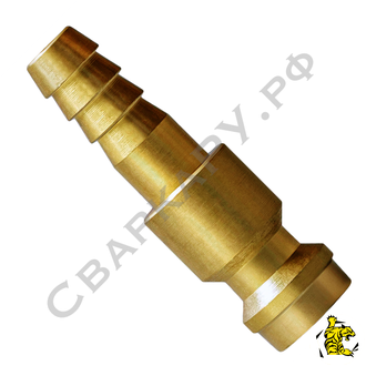 Быстросъёмный ниппель со штуцером ПТК ф6мм