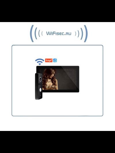FREEDOM 10 FHD WIFI KIT - комплект из 10" сенсорного Full HD WIFI монитора и вызывной панели, с DVR (Tuya/Smart Life)