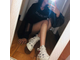 Как смотрятся на ногах белые с сердечком Кеды Converse Comme des Garçons 157251C