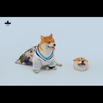 Сиба-ину в кимоно - Коллекционная ФИГУРКА 1/6 scale Shiba Inu (JXK207A) - JXK