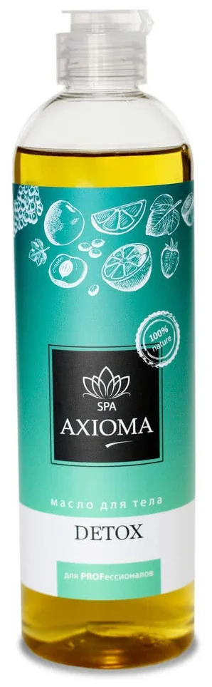 Массажное масло для тела Axioma, DETOX для глубокого очищения, 500 мл