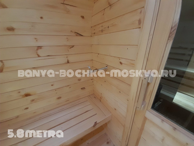 КВАДРО БАНЯ-БОЧКА 5.8 МЕТРА (ВХОД СБОКУ)