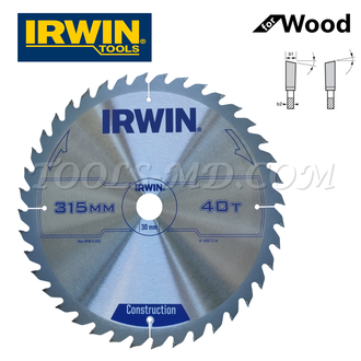 Диск пильный IRWIN IR OPP мастер  315 x 3,2 x 30 (40 зуб.)