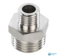 Ниппель переходной VIEIR   1/2"-3/8" нр/нр никель