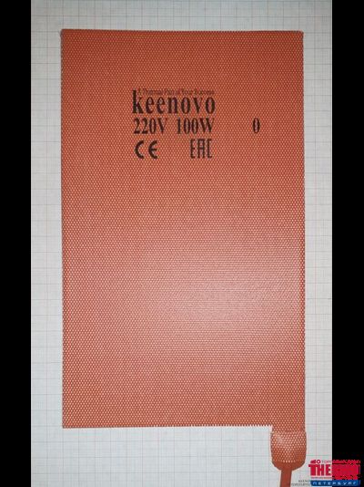 Гибкая нагревающая пластина 100 Вт 220 В (250х150) (терм.1) Keenovo (ВНЕШНИЙ ДАТЧИК ТЕМПЕРАТУРЫ НА 0 ГРАДУСОВ ПО ЦЕЛЬСИЮ (ПОРОГ ВКЛЮЧЕНИЯ -5/+5 ГРАД)