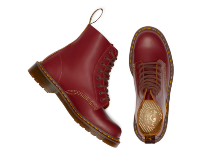 Dr. Martens 1460 Vintage Hf (Бордовые с коричневым)