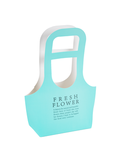 Сумочка для цветов "Fresh Flower" 17*7,5*32см Бирюзовый