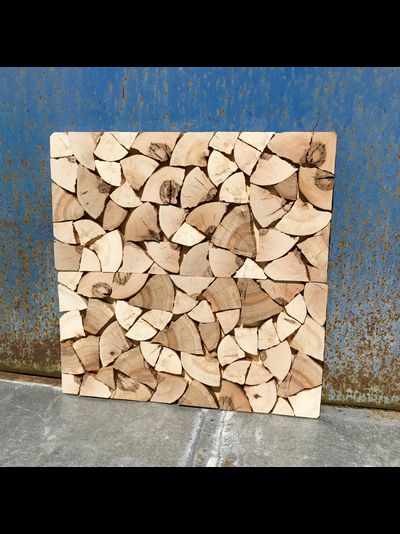 спилы дерева имитация поленницы