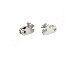 Петля скрытая, двойная 1.8 мм, под винт 1.6 мм (20 штук)