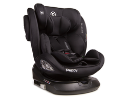 Автокресло 0-36 кг Peppy Premier 360 Isofix Black