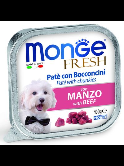 Консерва Monge Dog Fresh для собак с говядиной 0,1 кг
