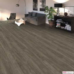 Декор ламината Haro Tritty 100 Дуб Элеганза Античный Серый 541471 в интерьере гостиной