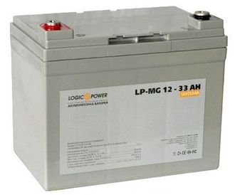 Аккумулятор мультигелевый LogicPower 33 Ач 12 Вольт AGM АКБ LPM-MG 12-33 AH