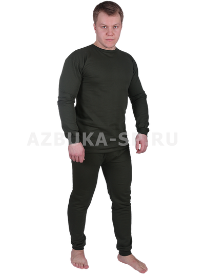 Белье нательное х/б (цв. олива)