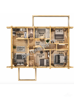 «Симбиоз Стилей»  130 м2