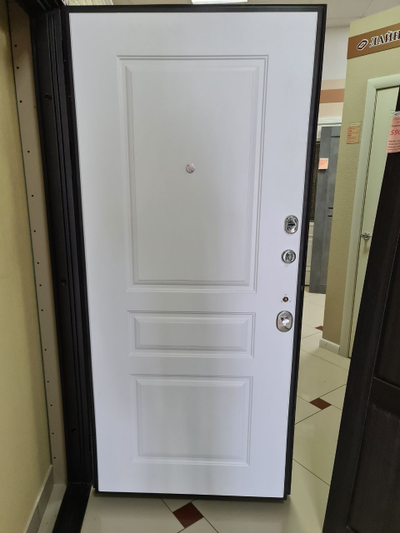 VENMAR (ВЕНМАР). ЦЕЗАРЬ 100 мм. СТАЛЬ 1,8 мм. ТРЕХКОНТУРНАЯ.  VINORIT ГРЕЦКИЙ ОРЕХ/ VINORIT БЕЛЫЙ МАТОВЫЙ