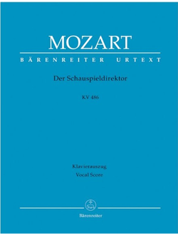 Mozart. Der Schauspieldirektor KV486 Klavierauszug (dt)