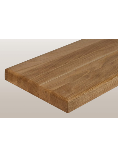 Ступень из дуба цельноламельная