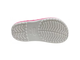 CROCS BAYABAND CLOG LOGO MOTION PINK СВЕТЛО-СЕРЫЕ