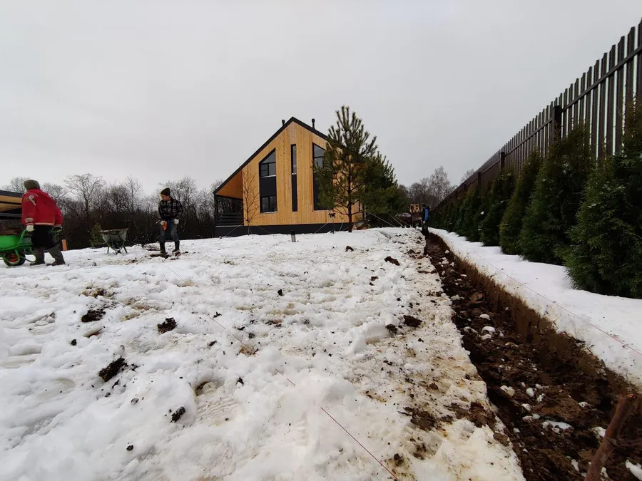 Траншеи копали глубиной до 50 см