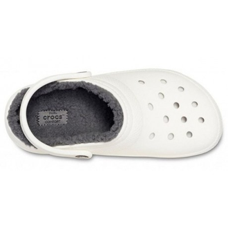 CROCS CLASSIC LINED CLOG УТЕПЛЕННЫЕ БЕЛЫЕ