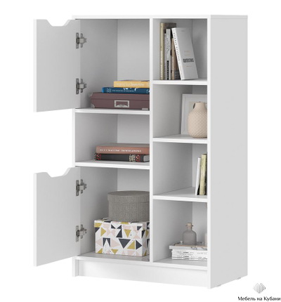 Руна СТЛ 02 Стеллаж Белый/Белый