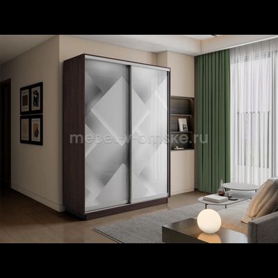 Шкаф-купе Дуо-Фото (Квадраты) 1200*450*2200