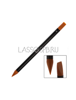 Кисть силиконовая двусторонная Конус и Прямой