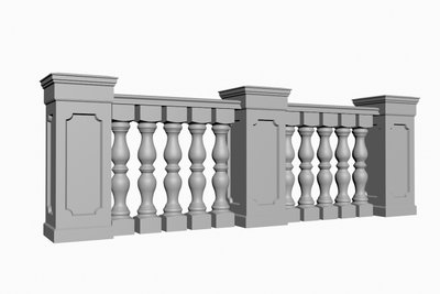 балюстрада балясин BL-004 с тумбой