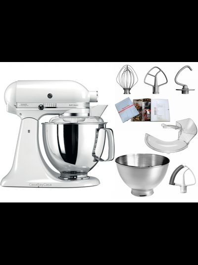 Планетарный Миксер KitchenAid ARTISAN 4.8л., белый, 5KSM175PSEWH