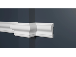 Молдинг Decor Dizain DD302, дюрополимерный, влагостойкий, под покраску, длина 2 м