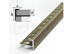 ПРОФИЛЬ ОКАНТОВОЧНЫЙ ПУ 13.2700.15 ЧЕРНЫЙ